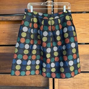 ANTHROPOLOGIE hutch skirt size 14 polka dot like new